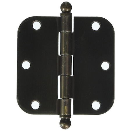 Patioplus 3.5 x 3.5 x 0.62 in. Radius Hinge with Ball Tips Steel-US5 PA3240322